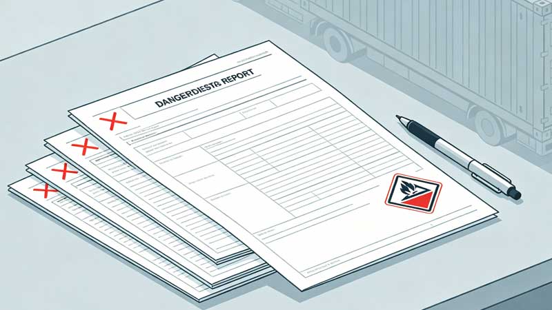 Top Reasons for DG Transport Report Rejection and How to Avoid Them